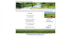 Desktop Screenshot of florida-golf-course.com